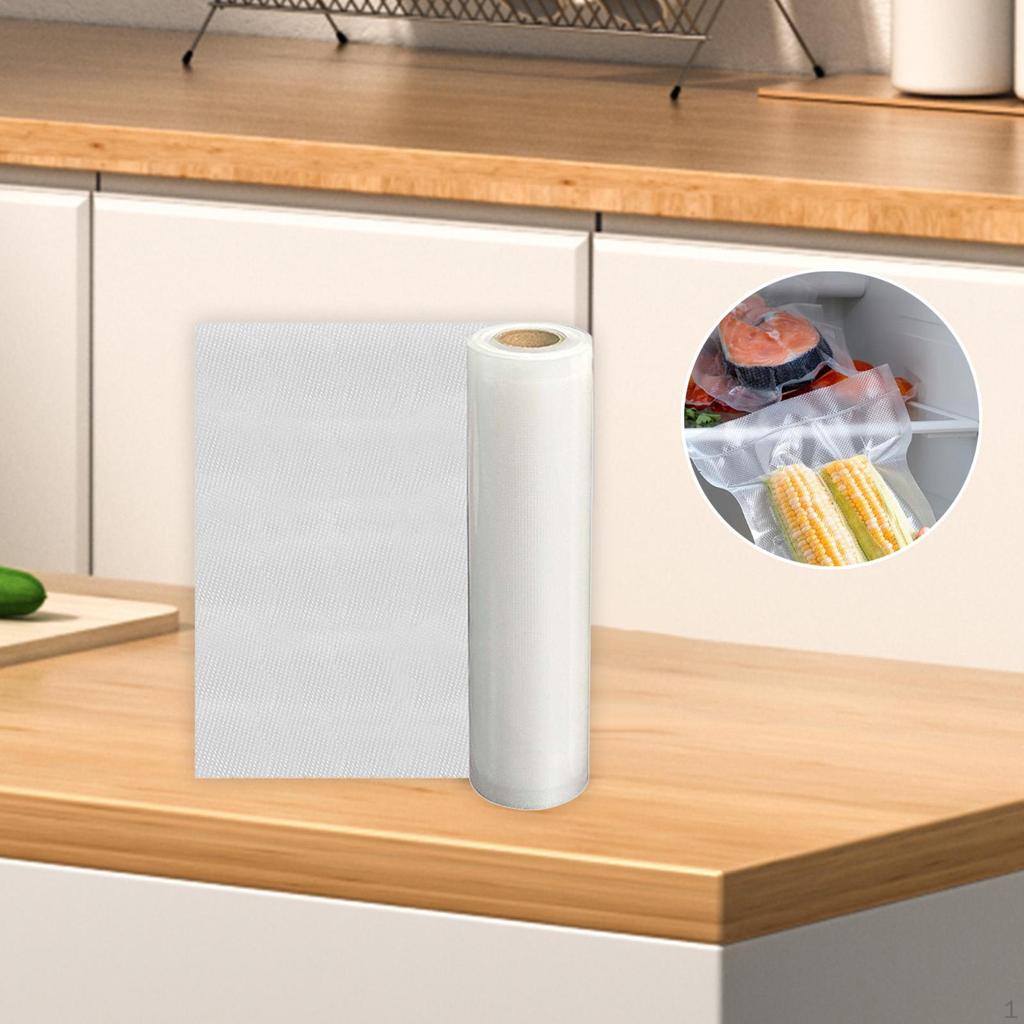 Vacuum Sealer Bags Heavy Duty Food Vac Bag for Vegetables Dried Fruits Ribs 15x1500cm