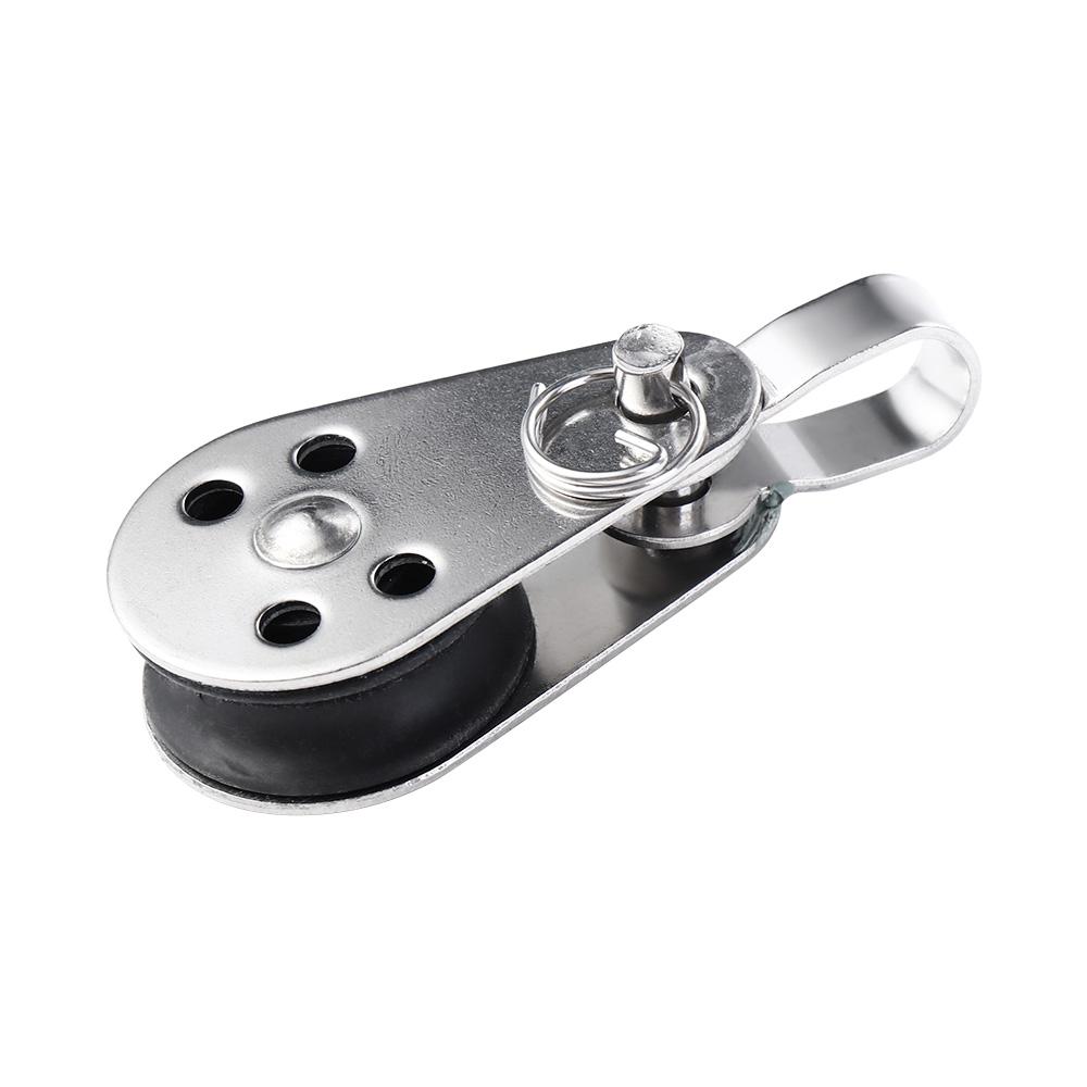 Traction Pulley Bearing Lifting Wheel Tools 25mm Stainless Steel Pulley Kayak Boat Accessories