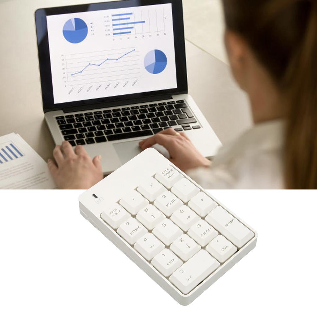 Numeric Keypad SK 51  2.4G Wireless 18 Keys Soft Press Touch USB Number Pad for Home Work