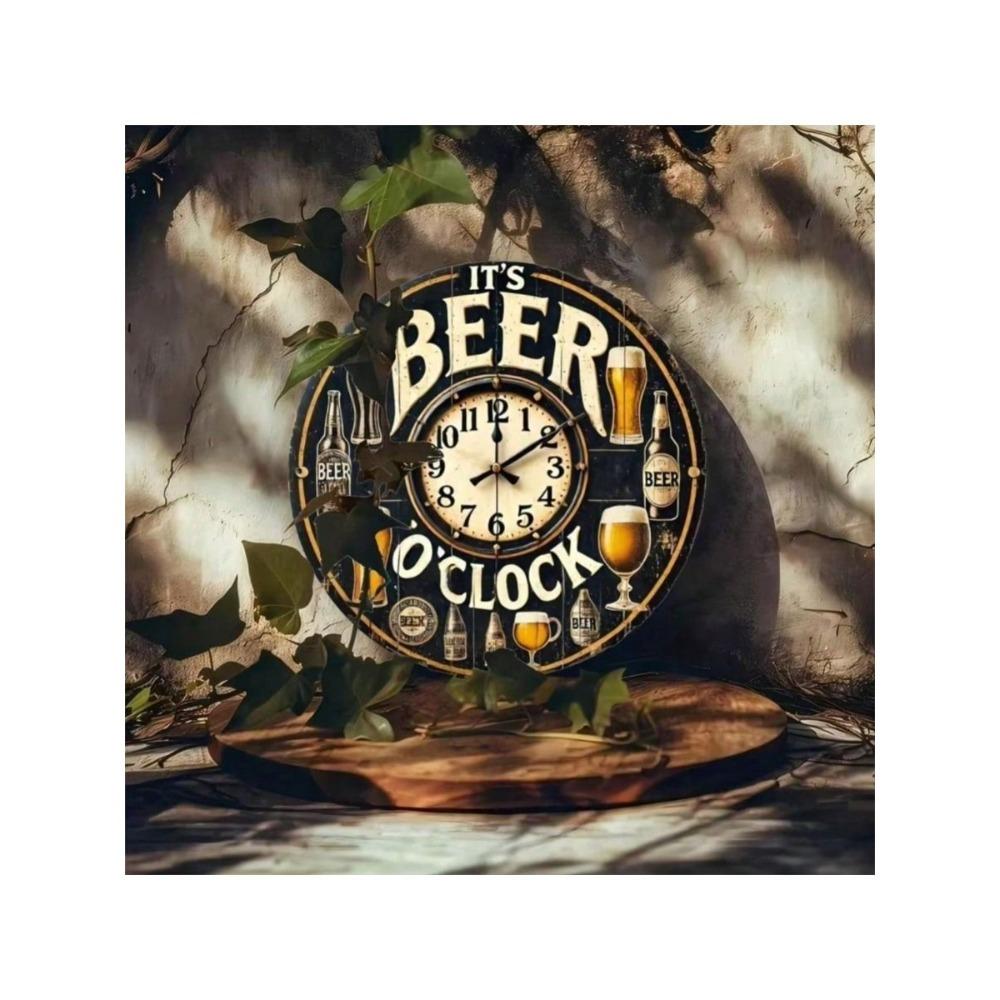 Vintage Humorvolle Uhr Metall Wandschild Bar Dekoration Blechschild Poster