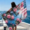 Elements Of The American Flag Beach Towel Small To Large Quick Dry Sand Free Beach Blanket For Adults Women Men Suit For Fitness