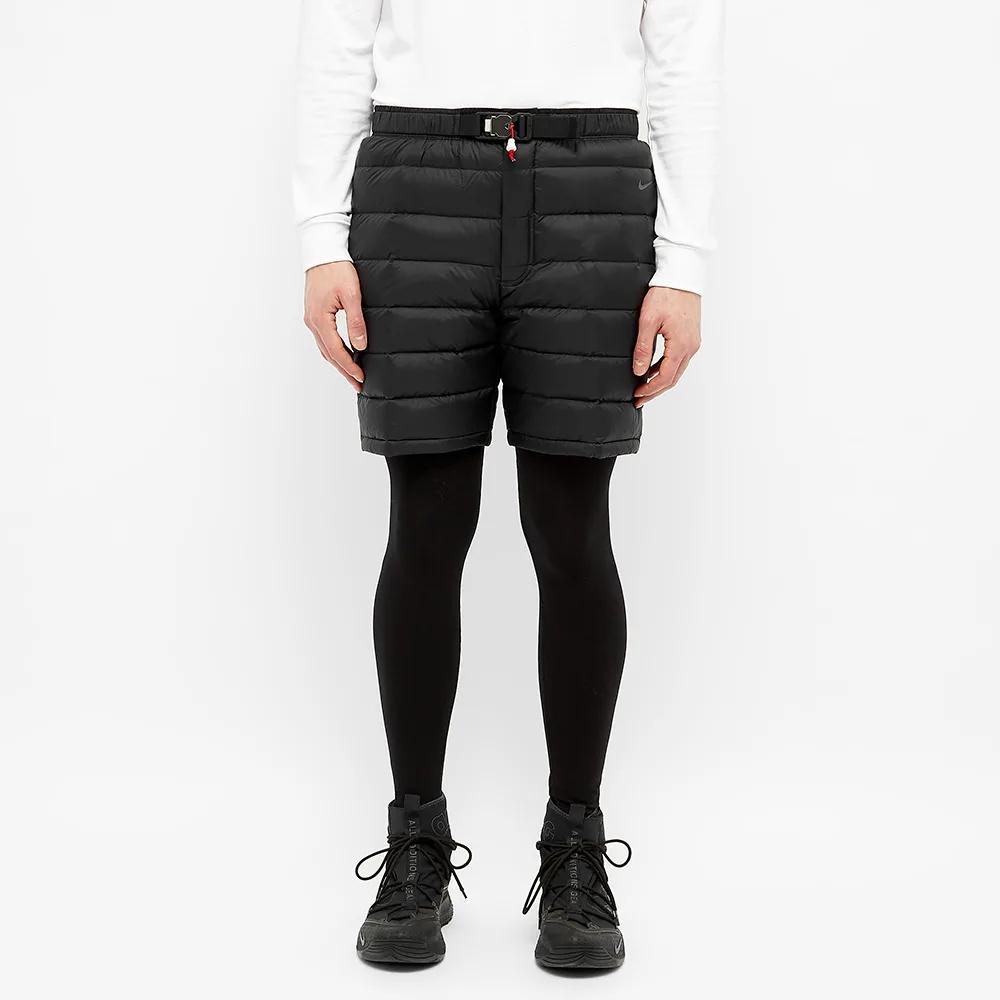 Nike Stitch Spring/Summer Polyester Mid-Rise Fitted Thick Plain Casual Shorts Women Bottoms Black AR6223-010