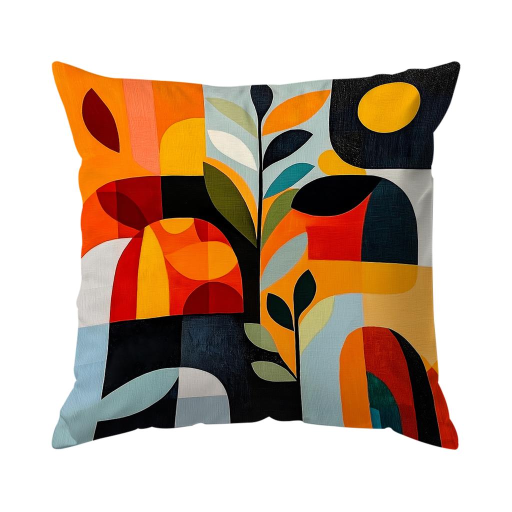 Abstrakte Kunstformen Kissenbezug Bedrucktes Polyester 40/45/50cm Dekokissenbezug Dekokissenbezug für Sofa Heimdekoration