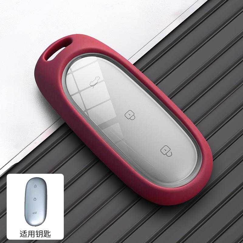 Key Fob Cover for Li Auto MEGA L6 L7 L8 L9 Silicone Smart Remote Key Protective Case Scratch Resistant High-end Car Accessories