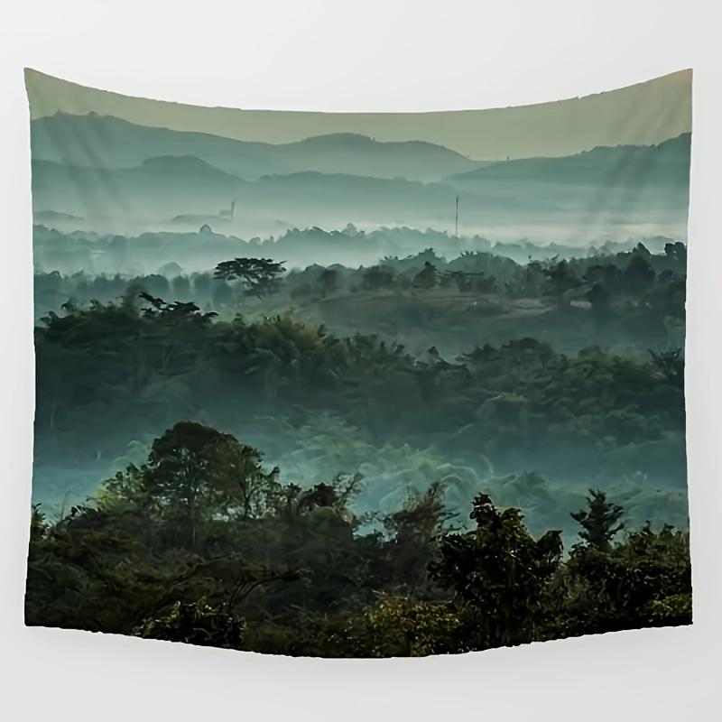Scenery Of Mount Everest Digital Printing Polyester Wall Tapestry Suitable For Use In Living Rooms Bedrooms Offices Bars Party