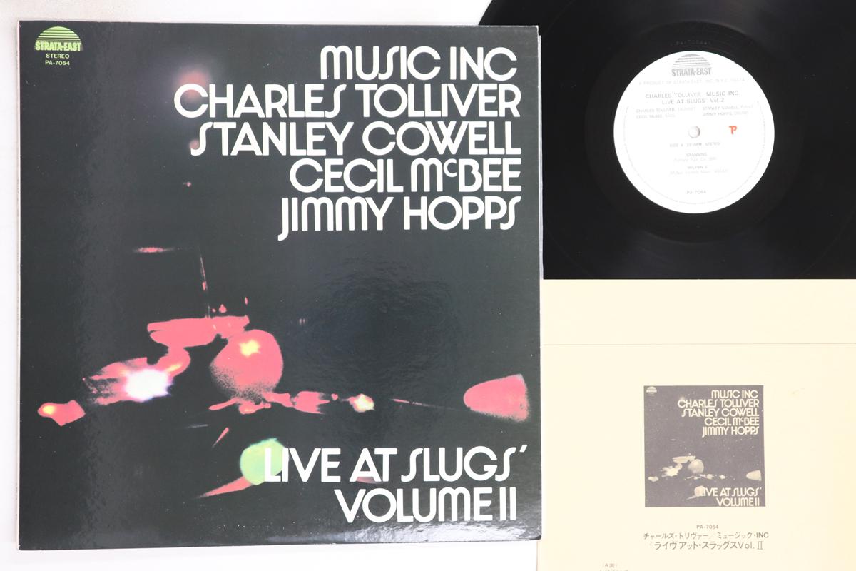 

LP Record CHARLES TOLLIVER, MUSIC INC - Live At Slugs Volume II PA7064 STRATA EAST 1973 Japan Jazz Used