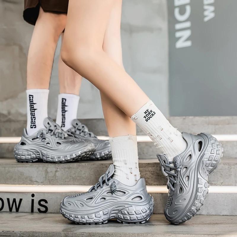 Lovers Sandals Footwear EVA Baotou Men's Sandals Footwear Outdoor-use Thick Bottom Hole Footwear Luxury Beach Men Garden Footwear Summer Fashion