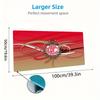 Deportivo Toluca FC Color Mouse Pad Large Gaming Table Cushion Non-slip Laptop Tablet Big Mousepad XXL Mat Mini PC Playmat With Lock edge
