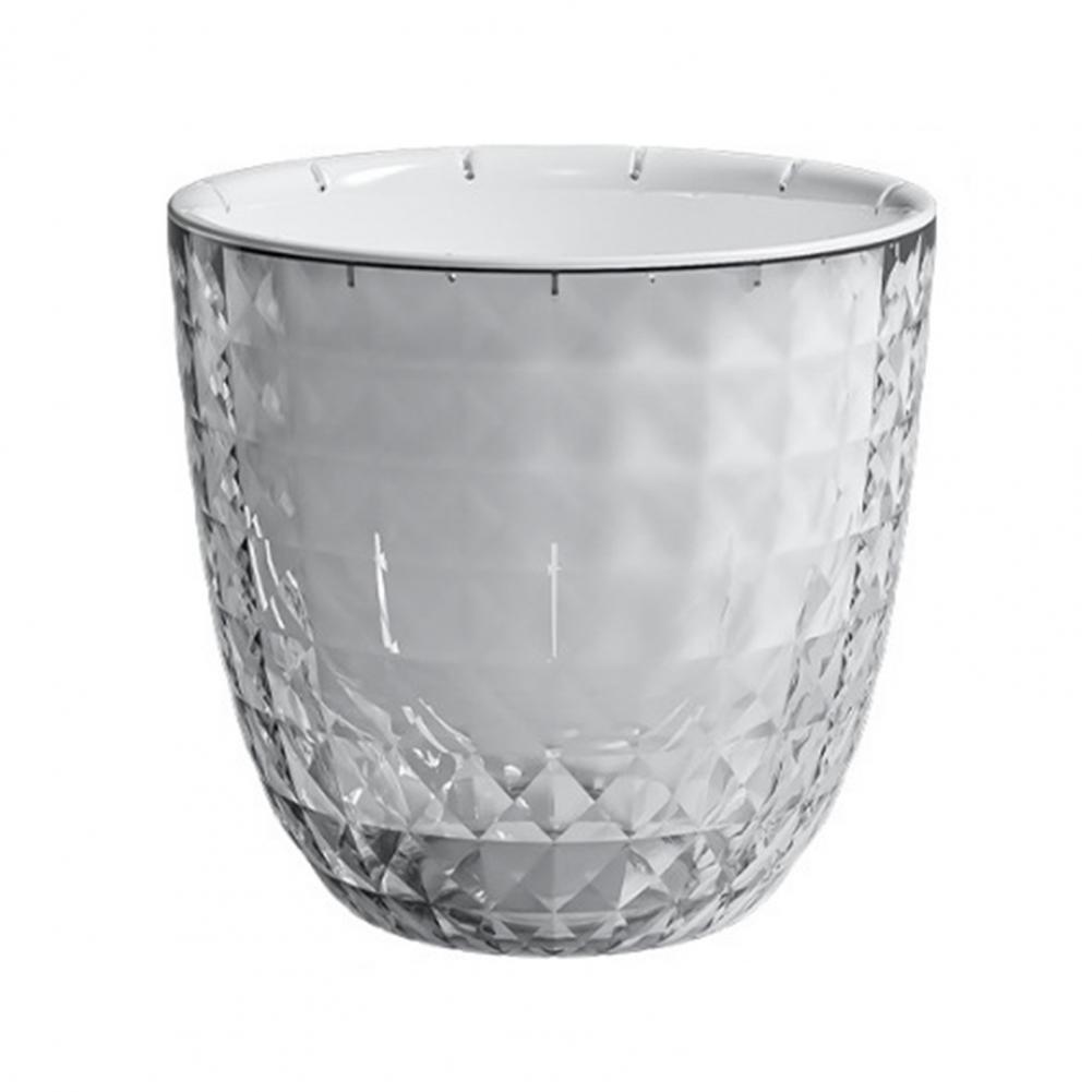 Water Storage Plant Pot Self Watering Flowerpot with Visible Double Layer Rope Planter for Indoor Plants Orchids Herb Gardening