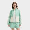 New FILA Jackets Women's Turquoise Smoke Green F11W429701FTQ