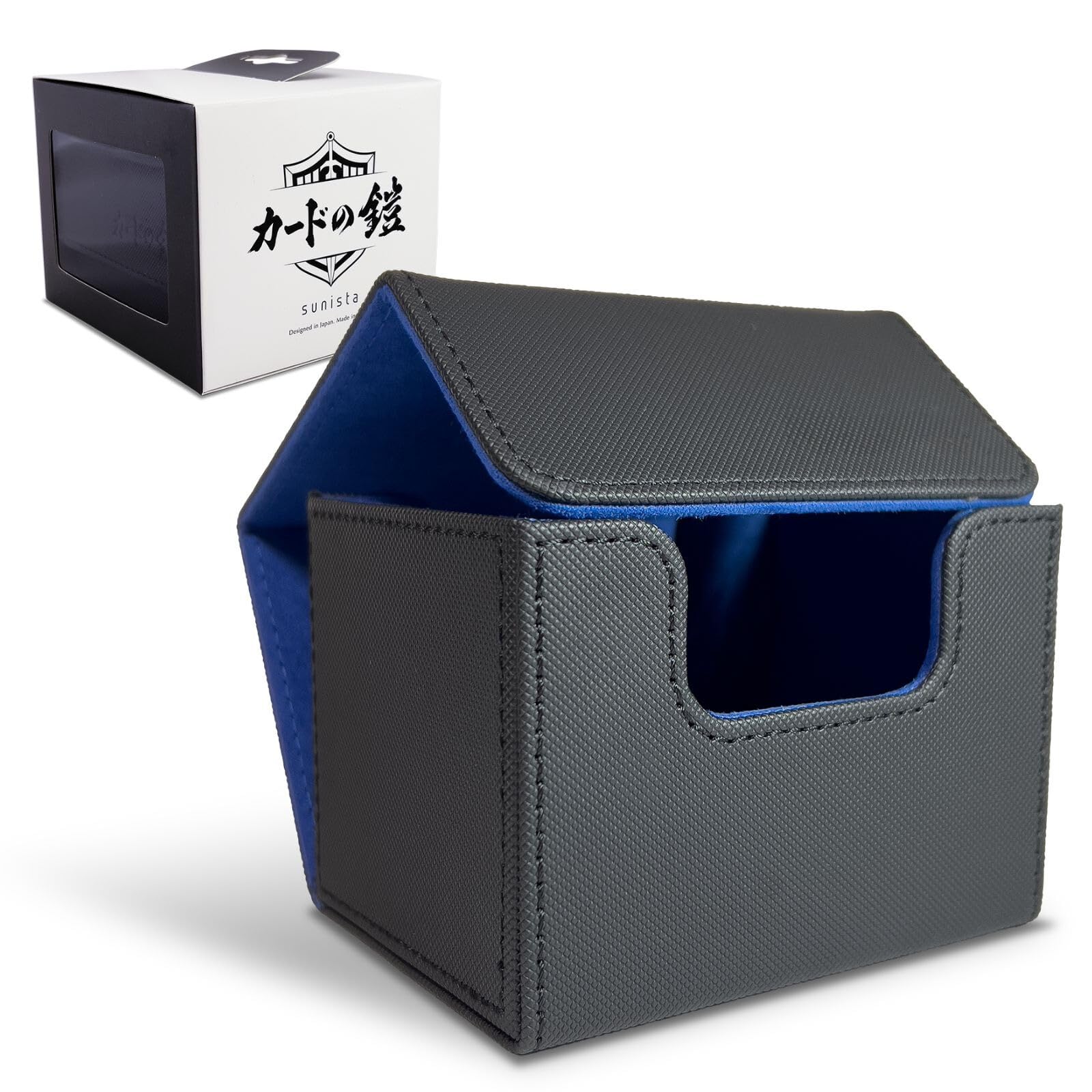 

Card Armor Deck 120 Cards Trading Card Compatible with One and Duel by sunista Case, (Easy Side-In) - Case, Pokemon, Piece, Masters, Blue,