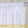 White Wedding Backdrops Rod Pocket Photo Back Drop New Sheer Chiffon Backdrop  Home Decorations