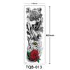 Full Arm Tattoo Sticker, Full Arm Big Picture Tattoo Sticker, Flower Arm Tattoo Sticker Tattoo