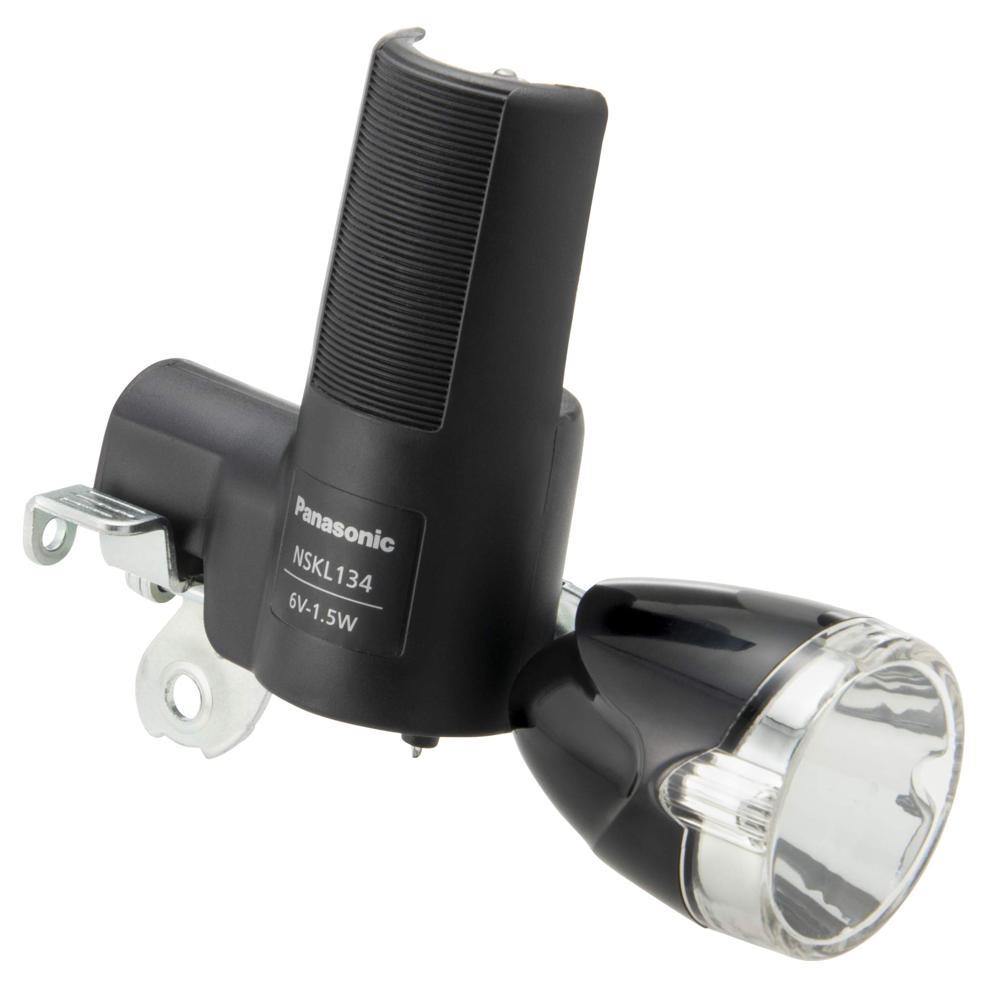 

Panasonic Wide LED Bicycle 45mm W x 127mm D x 102mm H NSKL134-B Power-Generating Lamp, Black, чёрный