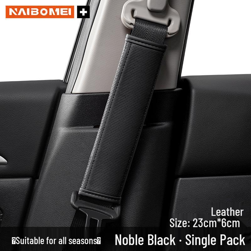 ORA Good Cat Car Seat Belt Shoulder Pad Protector for Lightning, Ballet, Black, and White Cat Models - Interior Accessory.