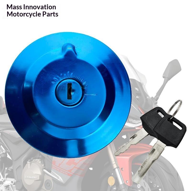 Motorcycle Fuel Tank Cap Anti Theft Lock Gas Oil Cover With Keys For Motorbike Replacement Modification Parts