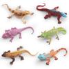 Cross-Cultural Reptile Model Set: Iguana, Chameleon, and Bearded Dragon for Kids' Cognitive Development with Card