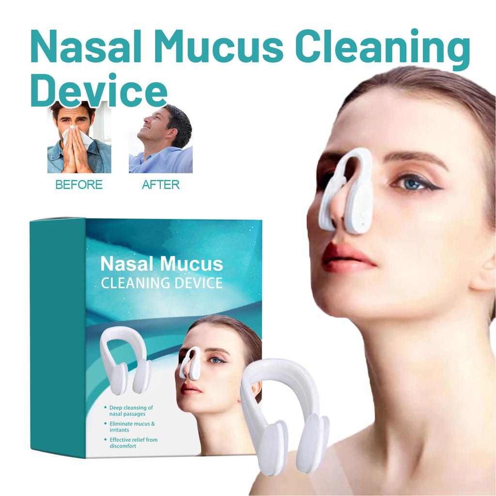 2 STÜCKE Nasenklammer ABS Humanisierungsdesign Multifunktionale Nasenverstopfung Linderungsklammer für Zuhause