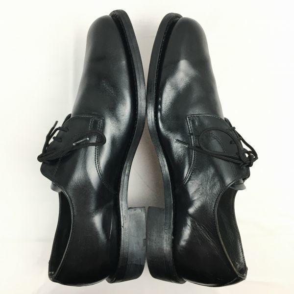 70s Vintage GESKA German Service Shoes Plain Toe Black Size 42 / 26.5-27.0cm Men's(USED)
