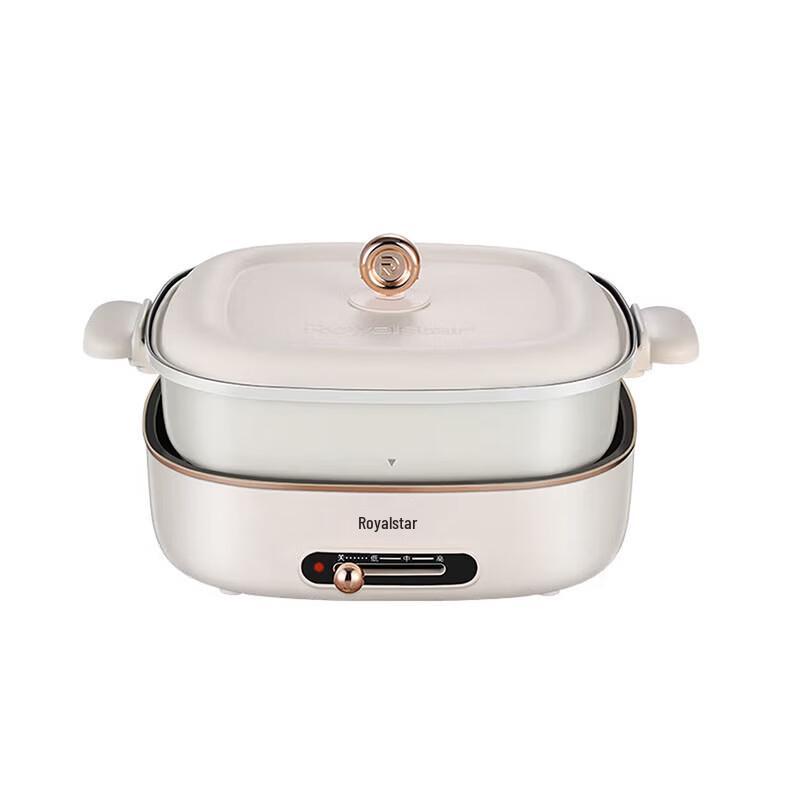 Rongshida 6L Multi-functional Electric Cooking Pot with Steamer