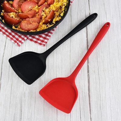 Spatola in silicone antiaderente Utensili da cucina in silicone Spatola speciale Resistenza alle alte temperature Spatola per frittura muta