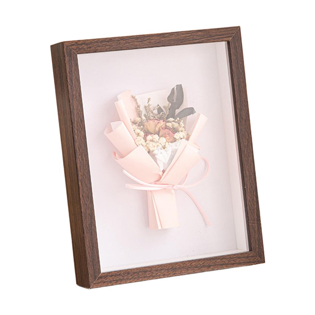 Acrylic Shadow Box Frame A4 Size 5cm Depth for DIY Flower Art Decoration