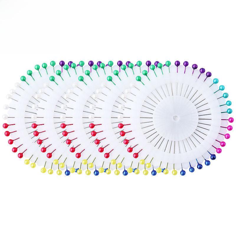 Pearlescent Draping Pins - Colored Tailor's Positioning Needles for Sewing and Shaping