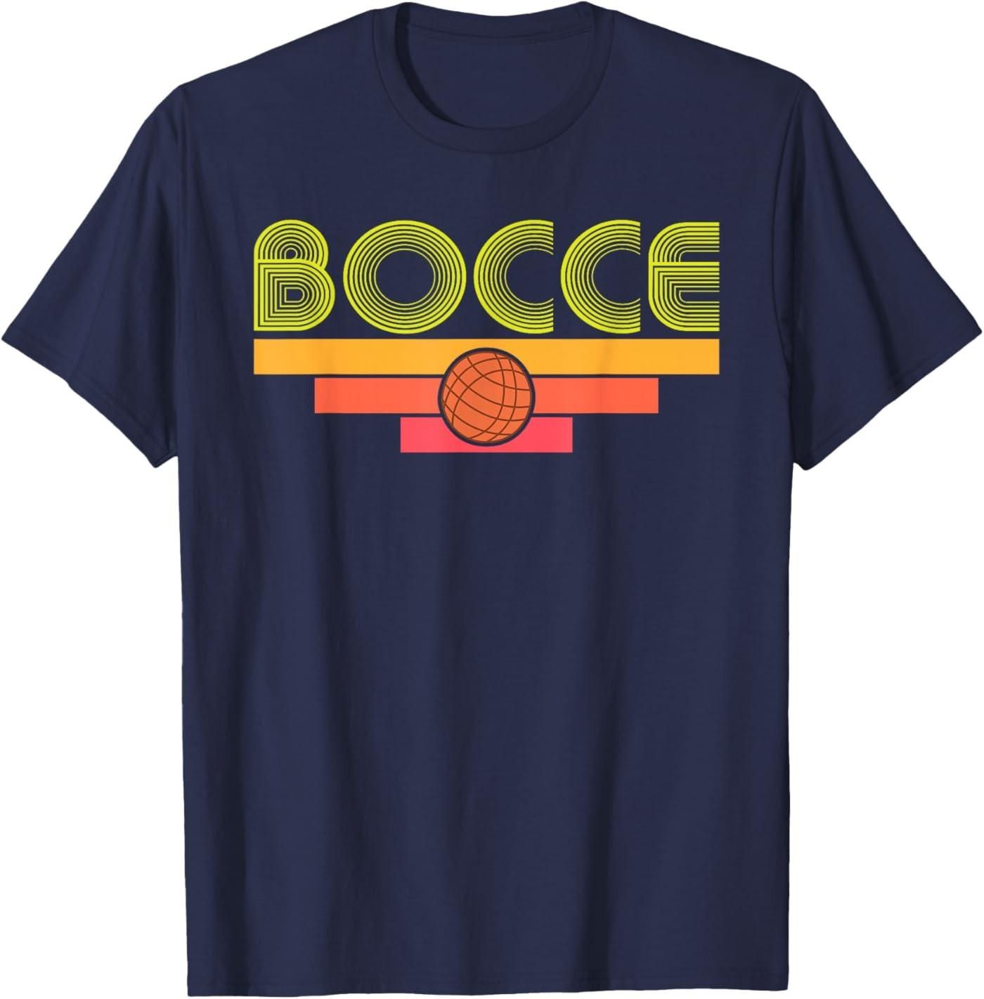 

Vintage Bocce Ball Game Player Style T-Shirt S разноцветный