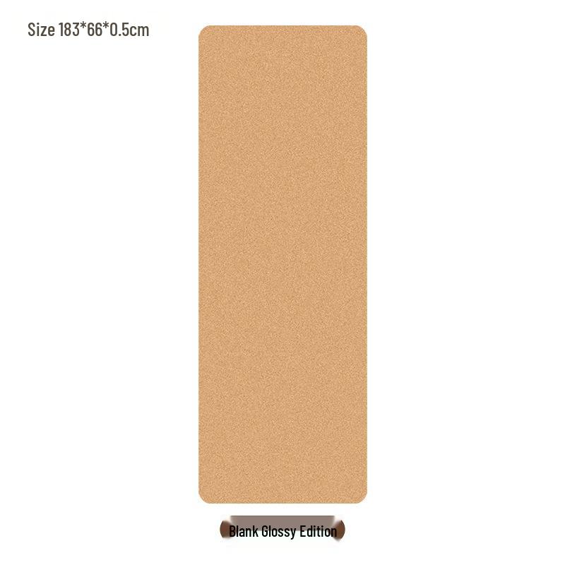 Professional Non-Slip Sweat-Absorbent Cork Rubber Yoga Mat for Hot Yoga and Fitness
