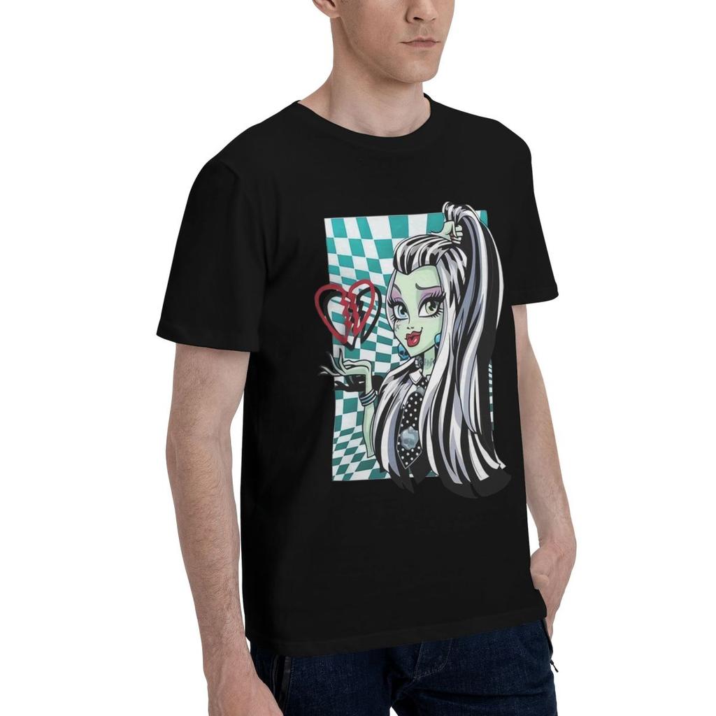 Frankie Stein Draculaura 100 Cotton Casual Breathable Confortable T Shirt Mens Clothing Deals Graphic Tee