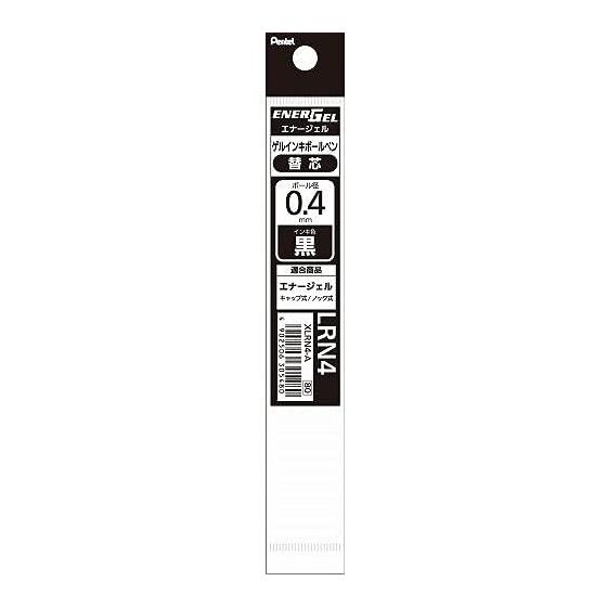 Сменные стержни Pentel Energel 0,4 мм Черные XLRN4-A Набор из 2 штук