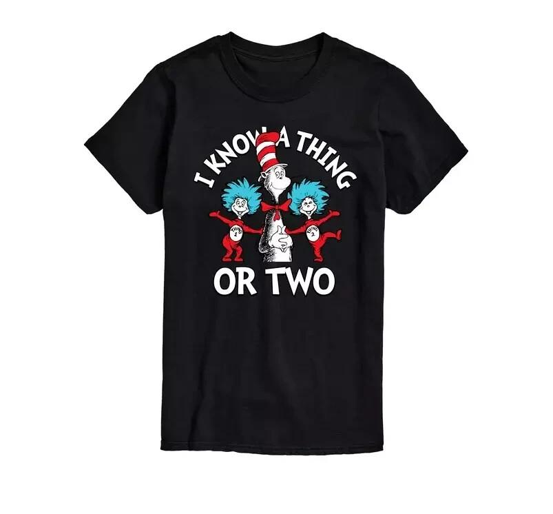 

Dr Suess I Know A Thing Or Two Happy Reading Week Shirt Unisex Black S-4XL Unisex T-Shirt S