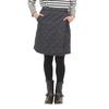 Onion Cross Quilted Wrap 55cm with Warm for Winter Women's Skirt, Long, Padded, Fleece-Lined, Pockets, (Sizes M-L, Navy)