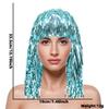 New Shining Colorful Rain Silk Hat Lightweight Cuttable Tassel Headwear Party Head Wear Happy Hawaii