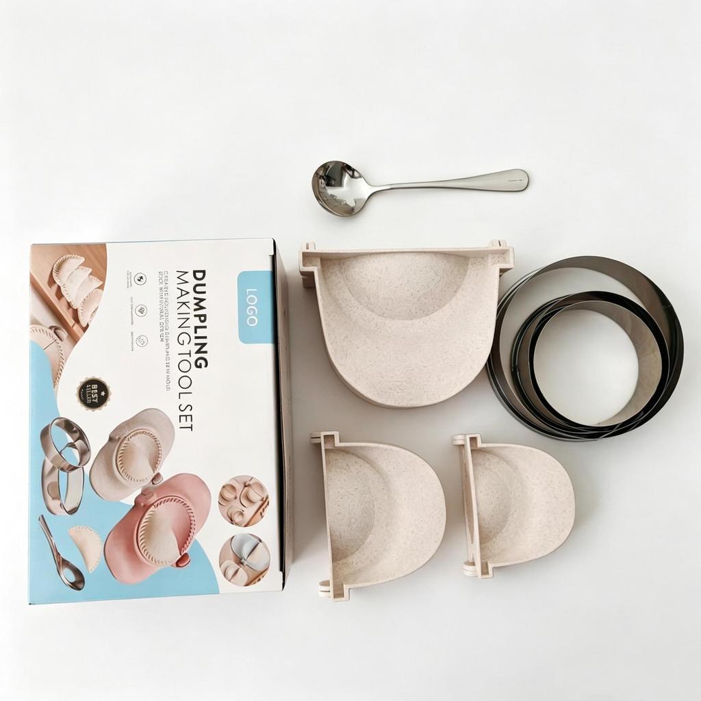 Manual Dumpling Mold - Large Size Handmade Dumpling Maker for Wrapping and Pinching Dumpling Skins