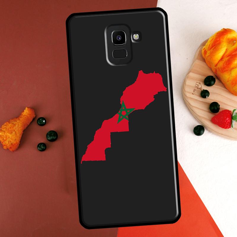 Morocco Map Flag Case For Samsung Galaxy M55 M35 M15 M56 M36 M16 M54 M14 M34 M31 M11 M13 M53 M12 M32 M52 M06