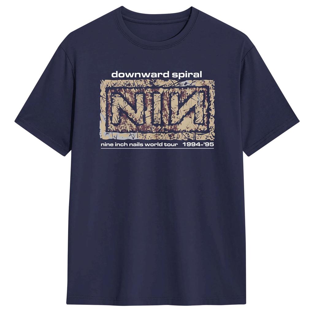 NINE INCH NAILS SELF DESTRUCT TOUR Unisexs T Shirts Vintage Tee Shirt Short Sleeve O Neck TShirt Cotton Gift Idea Clothes