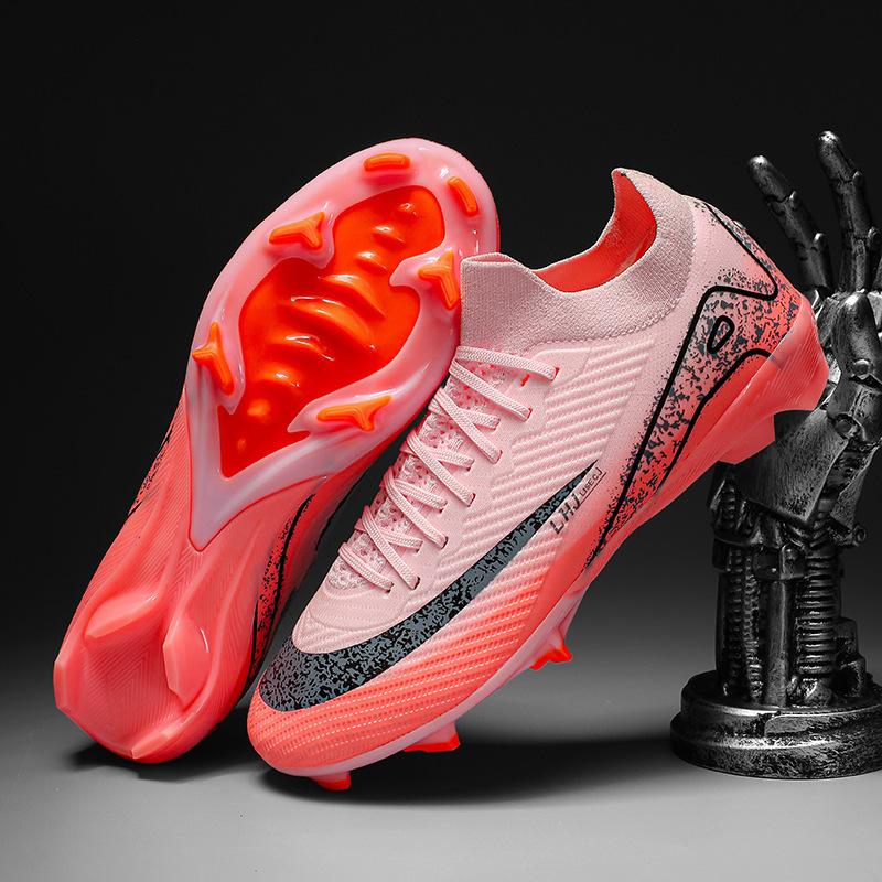 Flying Woven Football Shoes Men'S And Women'S World Cup Low-Top Youth Ag Spikes Adult Training Sports Shoes