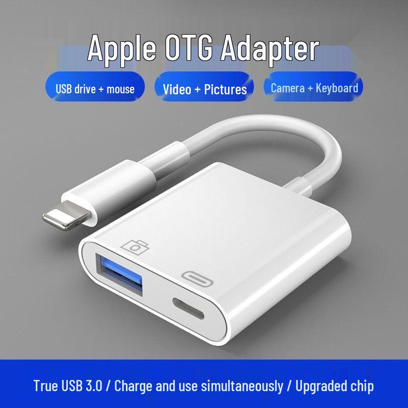 Compatible Apple Lightning/Android Type-C SD Card Reader for Mobile, iPad, and Camera