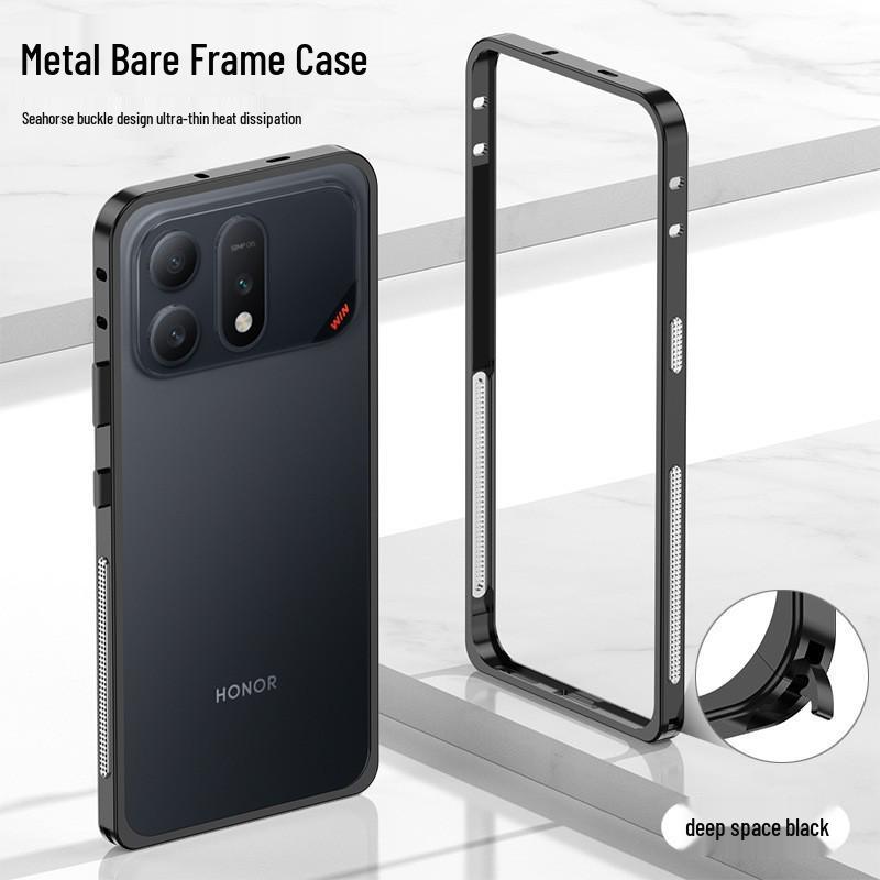 Metal Heat Dissipation Phone Case with Haima Buckle for Honor Win Turbo, Anti-Fall Protection