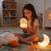 Cute Animal Night Light, -Sensitive Color-Changing, Rechargeable Bedside Light, Suitable For Children's Comfort Lighting And Decoration.