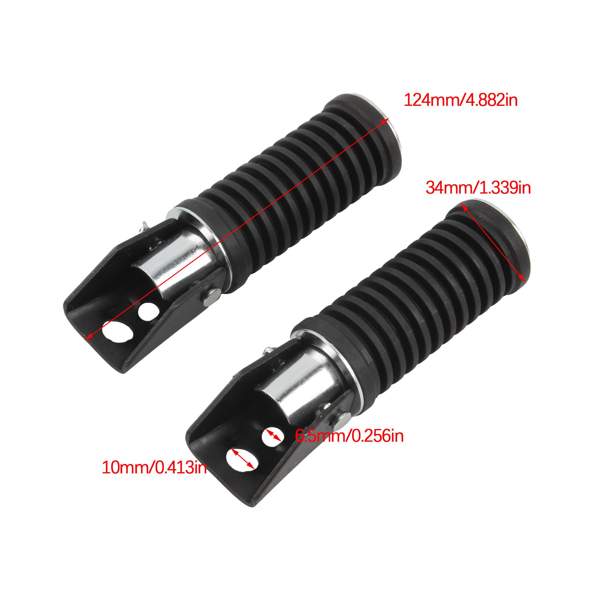 Motorcycle Rear Footrests FootPeg Enduro Foot Pegs For Suzuki GS125 GN125 CG125 Motocross Universal Accessories Pedals