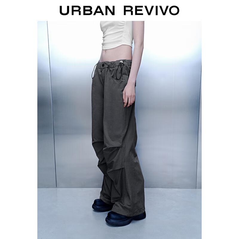 UR 2025 Women's Elastic Waist Drawstring Wide-Leg Pants