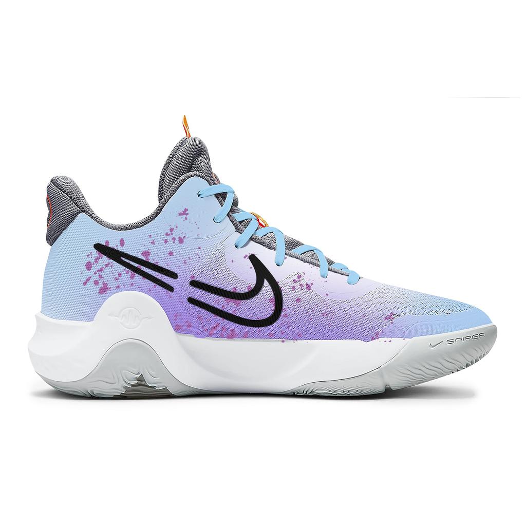 Nike KD Trey 5 IX Cushioning Slip Resistant Abrasion Resistant Impact Resistant Mid top Basketball Shoes Unisex CW3402-011(Team683-)