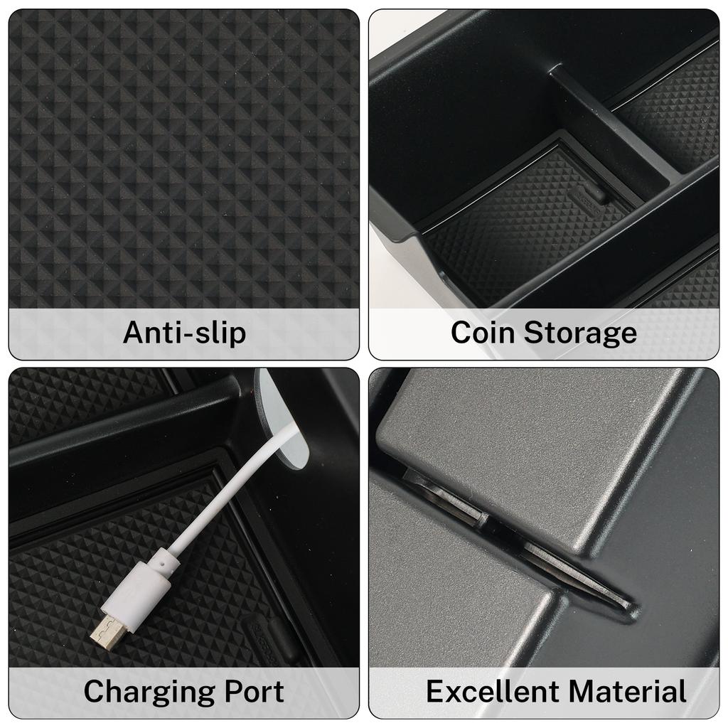 Car Center Console Organizer Central Armrest Storage Box Tray Container Pallet Accessories For Lexus GX550 GX550h 2024 2025