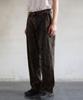 JUAN HOMME Acid Washing Denim Pants (Black Brown)