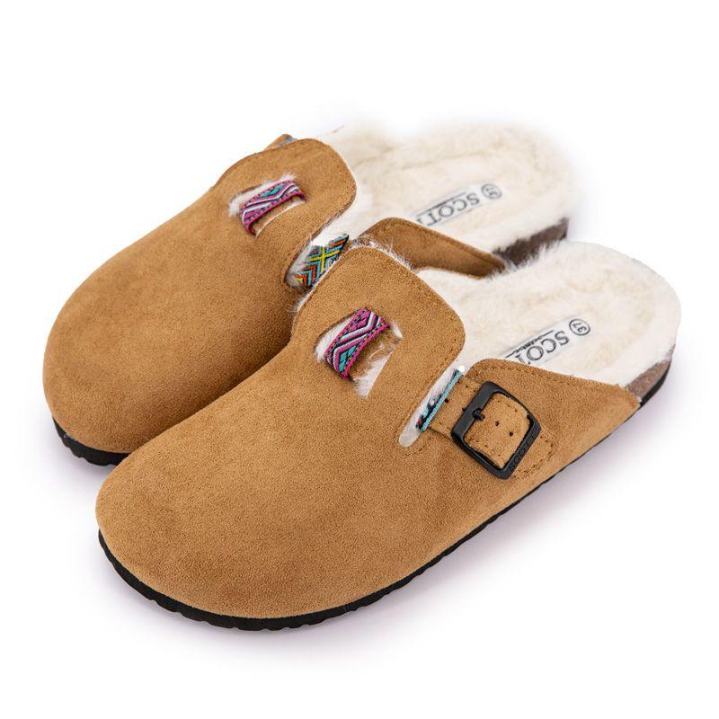 Gefütterte Clogs mit gemustertem Riemen für Damen von SCOTT