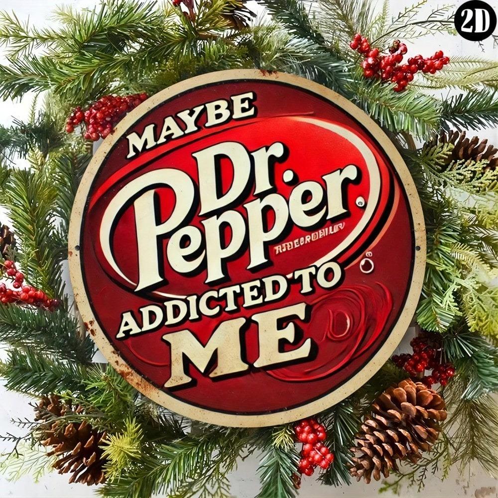 שלט מתכת וינטג' ד"ר פפר אמנות קיר קישוט רטרו למטבח בר מתנה