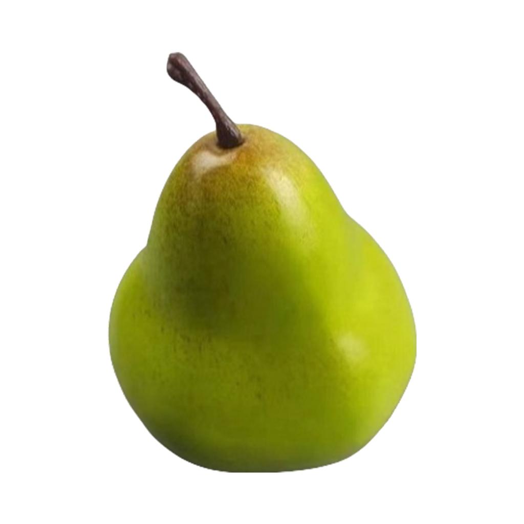Realistic Artificial Pear for Home and Shop Decoration Decorative Simulated Fruit for Kitchen or Dining Room Display