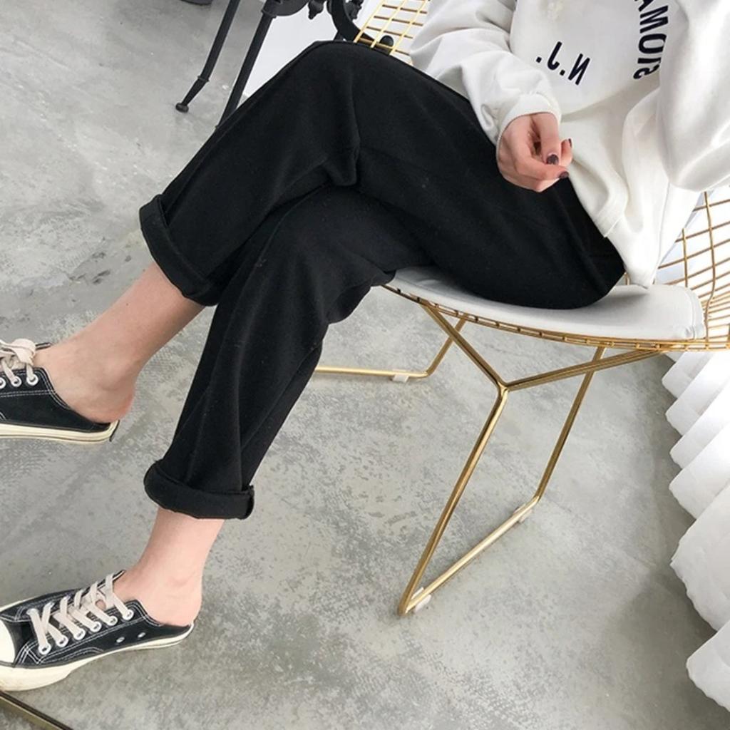 Thicken Women Pencil Pants Autumn Winter Trousers OL Style Female Work Suit Pant Loose Female Trousers Capris